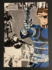 Classic Nick Fury Marvel Comic Book Poster 8.5x12.5