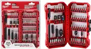 Milwaukee Shockwave Impact Duty Assorted Alloy Steel Screw Driver Bit Set with PACKOUT Accessory Case (52pc bits, 3pc Holders)