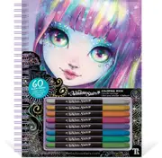 Nebulous Stars - Black Pages Coloring Book - Isadora (Metallic Pens)