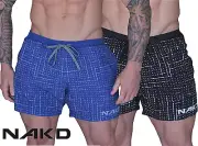 NAKD CLEARANCE HECTIK SHORTS GYM BODYBUILDING TRAINING RUNNING MENS SHORT