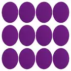 Oval Iron-on Patches, 12Pcs Elbow Knee Repair Patches for Clothing, Purple