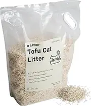 Tofu Cat Litter by Rawry | Flushable Natural Compostable Cat Litter One Bag (1 Month Supply: 3.5kg)
