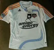 Adidas Houston Dynamo MLS Youth Original Soccer Jersey Shirt Futbol USA S