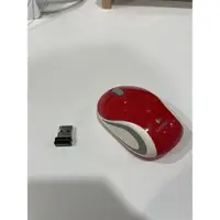 在飛比找蝦皮購物優惠-Logitech M187 滑鼠 紅 二手