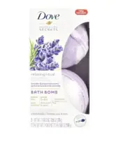 Dove Bath Bomb Relaxing Ritual Lavender & Chamomille scent (2) Packs 2-Bomb Pkg.