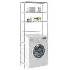 Bathroom Laundry Storage Shelf Over Toilet Washing Machine Organiser Holder Rack