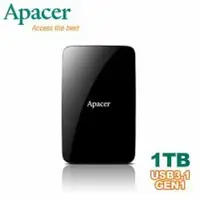 在飛比找iOPEN Mall優惠-(全新未拆)Apacer AC233 1TB 2.5吋 US