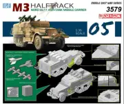 Dragon 3579 1:35 IDF M3 Halftrack Nord SS-11 Anti-Tank Missile Carrier Artillery