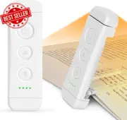 USB Rechargeable Book Light for Reading in Bed, Portable Clip-On LED Reading Lig