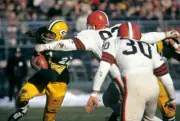 Green Bay Packers Elijah Pitts In Action 1964 Old Football Photo