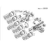 在飛比找蝦皮購物優惠-SHIMANO 遠投捲線器SPIN POWER 零件(邊號: