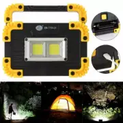 LED Work Light USB Rechargeable Spotlight Floodlight Torch Camping Emergency