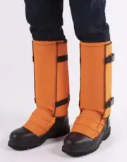 SNAKE GUARDZ by Crackshot - Snake Bite Proof Gaiters Blaze Orange Large - UNISEX