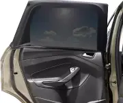 Car Window Sun Shade Cover -2 Pack Breathable Mesh Car Rear Side Window Shade S