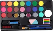 Body Paint Hand Drawing Body Art Water based Paints Makeup Palette Face Painting for Theater Stage Campfire Party Carnivals