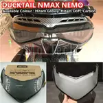 DUCKTAIL NMAX CARBON BY NEMO FIN LAMP STOP NMAX 碳纖維鴨尾尾尾鰭配件 N