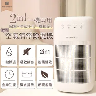 NICONICO 雙效 空氣清淨 電子除濕機 專用高效能濾網 二合一 空氣清淨機 除濕機 NI-DC1004