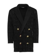 double-breasted blazer 12,14Y Black
