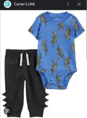 Carters 2-piece Dinosaur Bodysuit Pant Set (12-18 months)