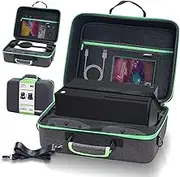 HEATFUN Carrying Case for Xbox Series X, Hard Travel Bag Compatible with Xbox Series S Console - Black, Gray, simple