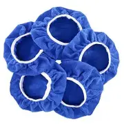 5 Pack 9-10 Inch Car Polisher Pad Microfiber Polishing Bonnet Buffing Pad