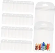 50Pcs Transparent Self Sealing Bags for Jewelry and Items Storage Packing Pouches for Pills Necklaces Rings and Travel Accessories