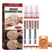 Wood Burning Pen Scorch Burned Marker Pyrography Pens for DIY Projects Fine Tip