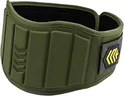 Weight Lifting Belt - Nylon Belt | 7 Inch Weightlifting Belt | Lumbar Brace Green 550g | S, M, L Sizes for Men and Women | Gym Belt Back Support for Squat and Deadlift Bench Press