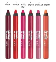 Barry M Gelly Hi Shine Lip Pencil Crayon Lipstick Gloss