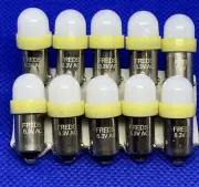 Pinball Machine 10 Pack of bright #44 Frosted 5050 SMD LED GOLDEN YELLOW