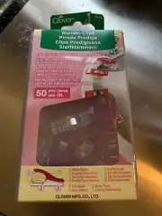 Clover Wonder Clips (3156) 50 Pieces BRAND NEW IN BOX & SEALED