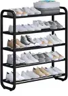 5 Tier Shoe Rack Shoe Organizer Metal Shoe Storage Organizer,Space-Saving Boot