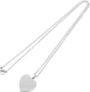 Abaodam Elegant Stainless Steel Memorial Pendant for Pet Ashes Teardrop and Cats Secure Inner Compartment for Keepsake Storage