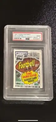 1987 Topps Cello Pack Herschel Walker Top PSA 9 POP 7