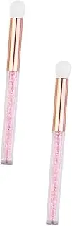 ARTSEWPLY Elegant Double-sided Makeup Brush Set Eyeshadow Brush Nose Cleaner for Women's Beauty Routine
