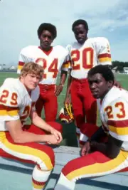 Tony Peters,and Lamar Parrish of the Washington Redskins 1980's NFL Photo