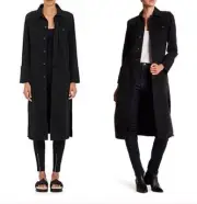Helmut Lang Jean Jacket Denim Coat Duster BNWT SZ XS
