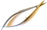Castroviejo Scissors 4.5" Straight Stitch Cutting Embroidery Spring Action Extra