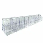 Azar Displays 252816 Two-Tiered 16-Pocket Tri-Fold Brochure Counter Display-2pk