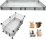 DZWLKJ Guinea Pig Cage Liner Tarp Bottom Waterproof and Washable Base Also for Rabbits, Bunny, Chinchesillas, Hedgehog, Ferrets and Other Small Animals(12x24 inches)