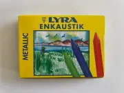 LYRA Encaustic Iron Wax Chalk Pencil Metallic Color Set of 8 - Brand New