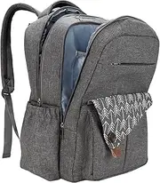 Diaper Bag Backpack For Dad - Two Layers Multi-function Waterproof Diaper Bag | Large Capacity Waterproof Travel Tote With Charging Port Multi-function
