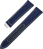 [SKXMOD] 19mm 20mm 21mm 22mm Nylon Watchband For Omega Moon Watch Seamaster 300 AT150 Leather Canvas Watch Strap
