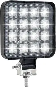 Led Work Lights for Truck,Square Truck Flood Lights | Ip65 Waterproof 11.6w Bright Floodlight Modification Lighting for Offroad Construction Roadside Fishing Boat