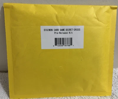 Digimon Card Game Secret Crisis Pre-Release Kit