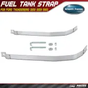 2pcs Steel Fuel Tank Straps for Ford Thunderbird 1958-1960 4.8L 5.4L 5.8L 7.0L (for: Ford)