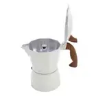 80ML Valve Mocha Pot Espresso Machine Double Valve White
