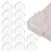 Corner Protectors 24Pcs Table Corner Protectors(Heart-shaped, Clear)