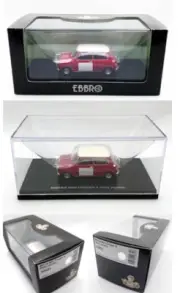 EBBRO 1:43 Morris Mini Cooper S Rally Version Diecast Model Car