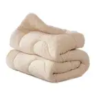 Dreamz Mattress Protector Topper Fully Fitted Wool Underlay Reversible Mat Pad